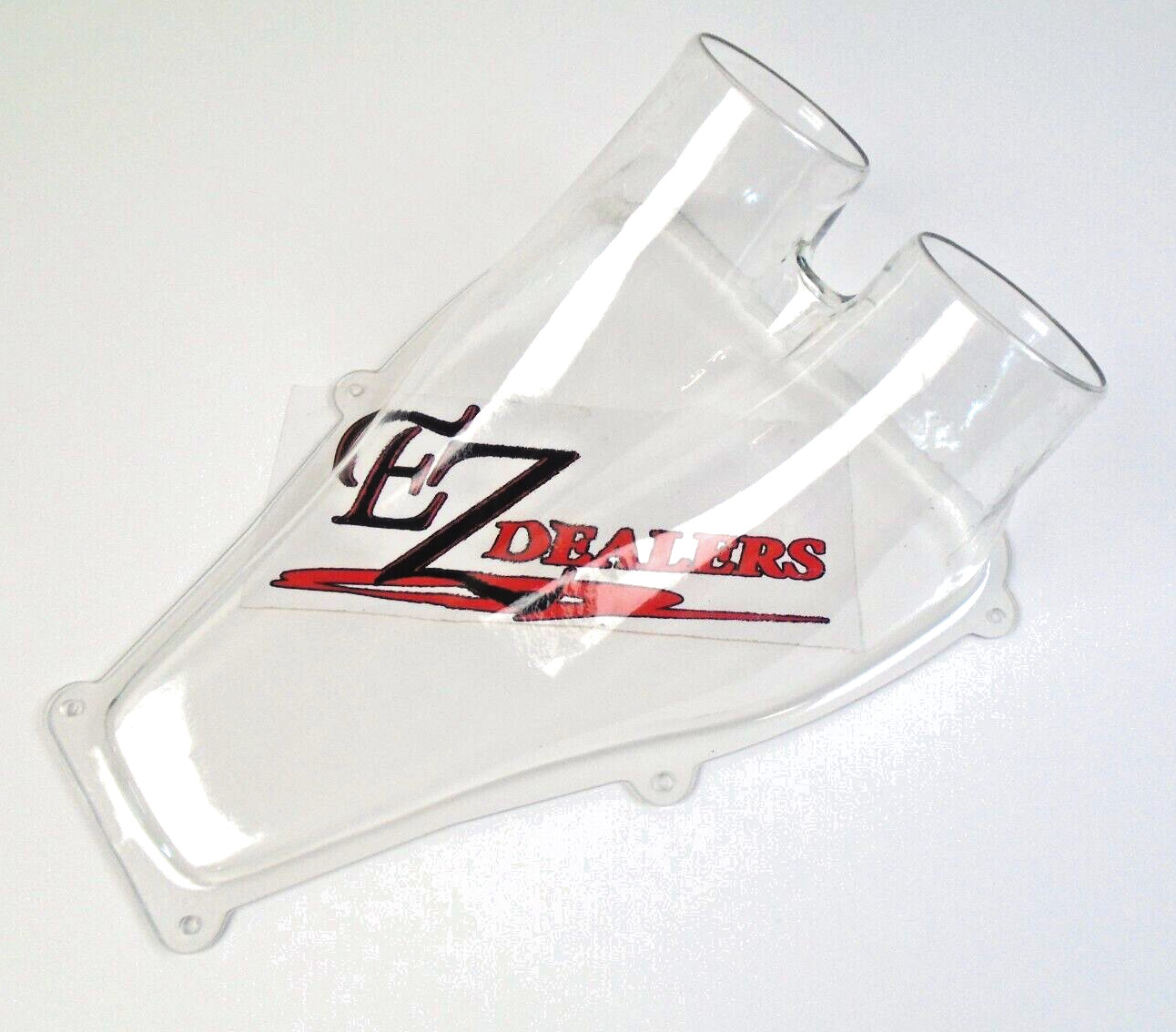 Dual 3" Clear NACA Air/Brake Duct,NACA Duct 3" Tube Molded Plastic