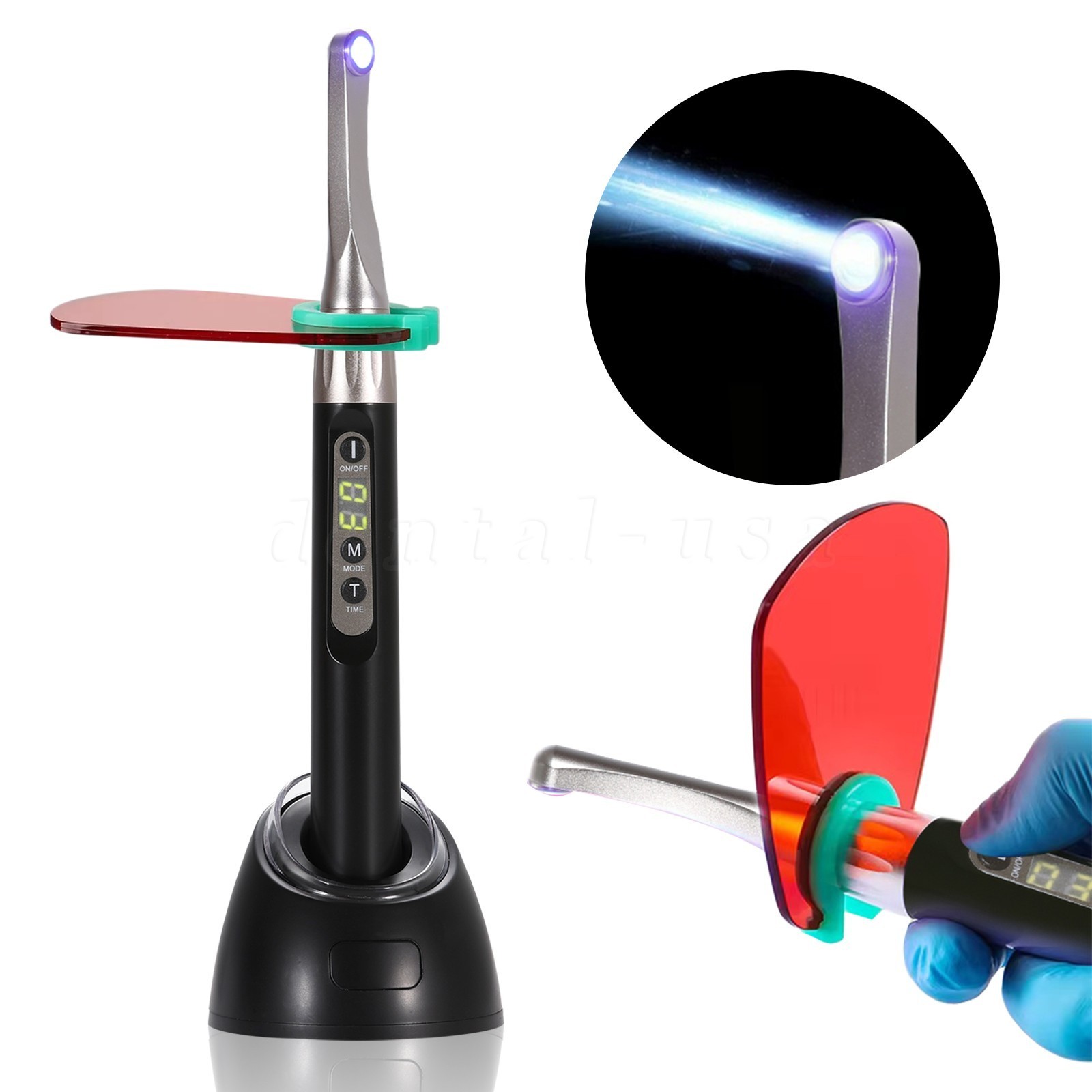 Woodpecker Style iLED Dental Curing Light Lamp 1 Sec Resin Cure 2500mw/c㎡ FDA