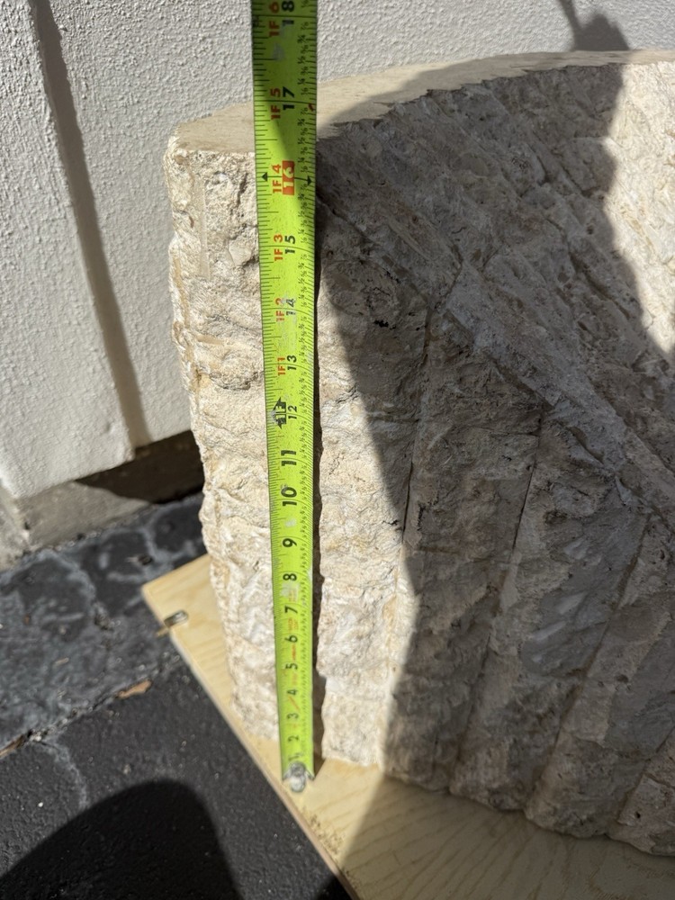 postmodern triangular antique stone coffee table with glass top