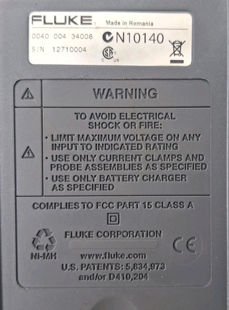 FLUKE 434 POWER QUALITY ANALYZER FLUKE 434 UNIT ONLY