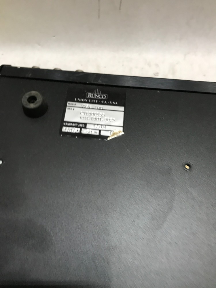 Runco VX2c DHD Projection Processor POWERS ON! For Parts UNTESTED SOLD AS IS -DW