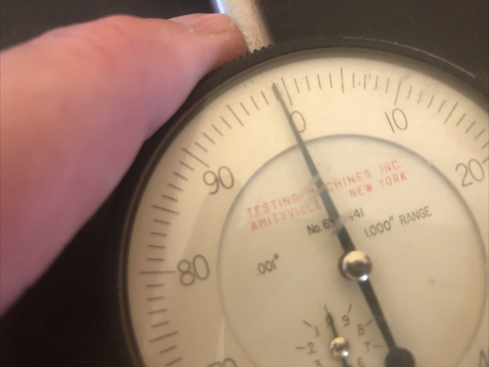 Testing Machines Inc. Dial Indicator No.655-441 Range 1.000"