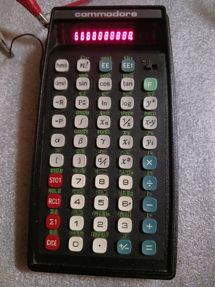 COMMODORE SR4190 VINTAGE COMPUTER CALCULATOR