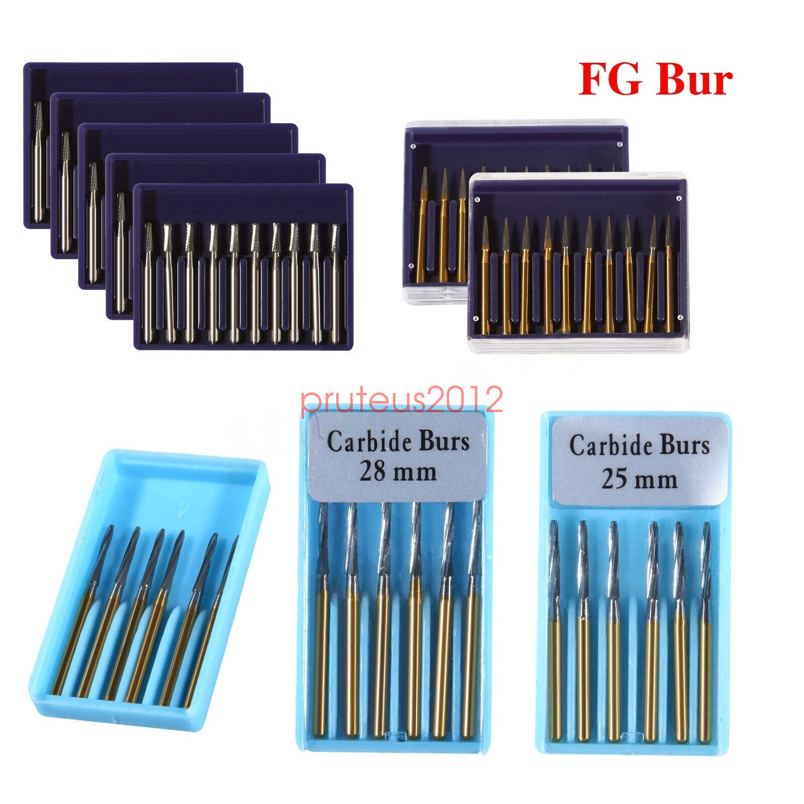 Acero de Dental Tungsteno FG Fresas de Carburo para Alta Velocidad /Zekrya FG