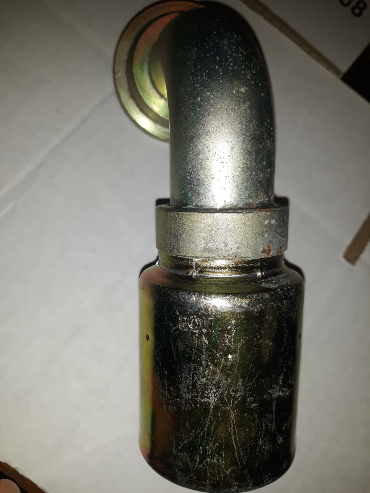 Weatherhead 20U G84 90° Crimp Hydraulic Fitting