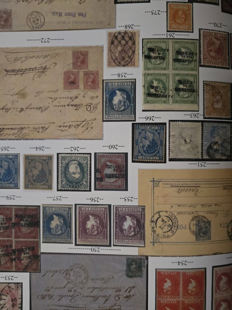 PHILIPPINES FILIPINAS Stamp Auuction Catalog William Oliver Collection