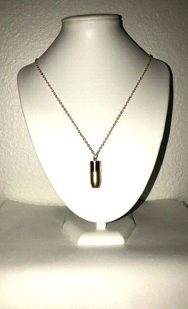 45 cal Bullet Rose Gold Necklace ~ Veteran Made ~