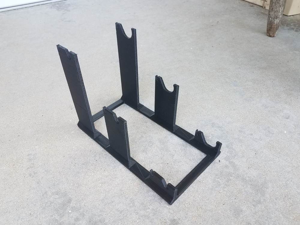3 tier Microtech Marfione custom display rack ultratech Combat Troodon Cypher