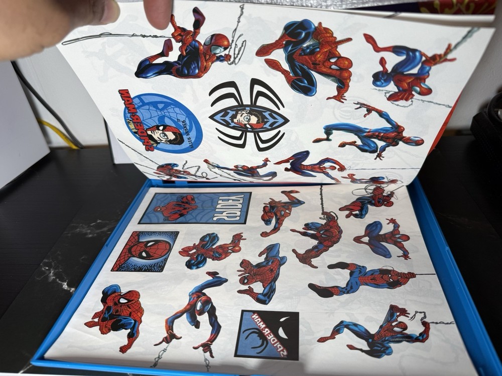 Spider-Man Digi Draw Kit Marvel Rainbow Art Tracing Set Open Box Complete