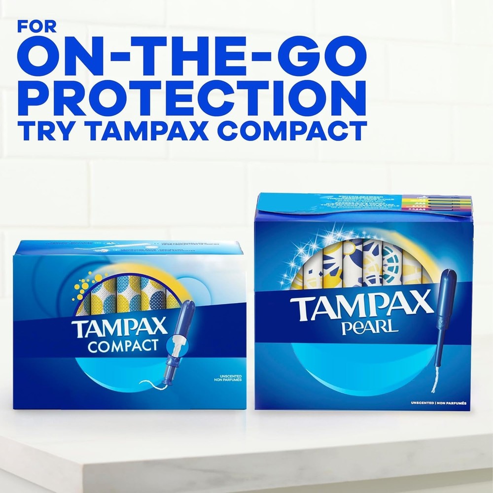 40 Count Unscented Biodegradable Tampons with Applicator - Super Plus Absorbency