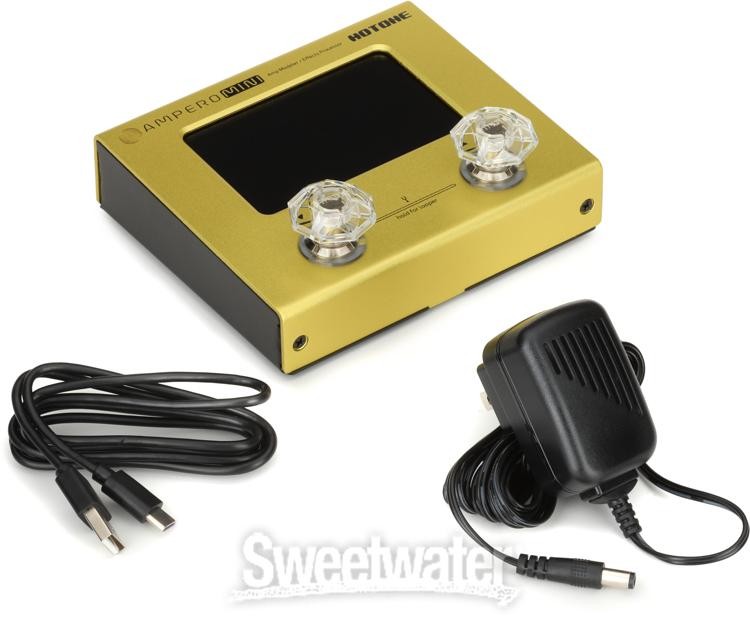 Hotone Ampero Mini Amp Modeler and Effects Processor - Mustard
