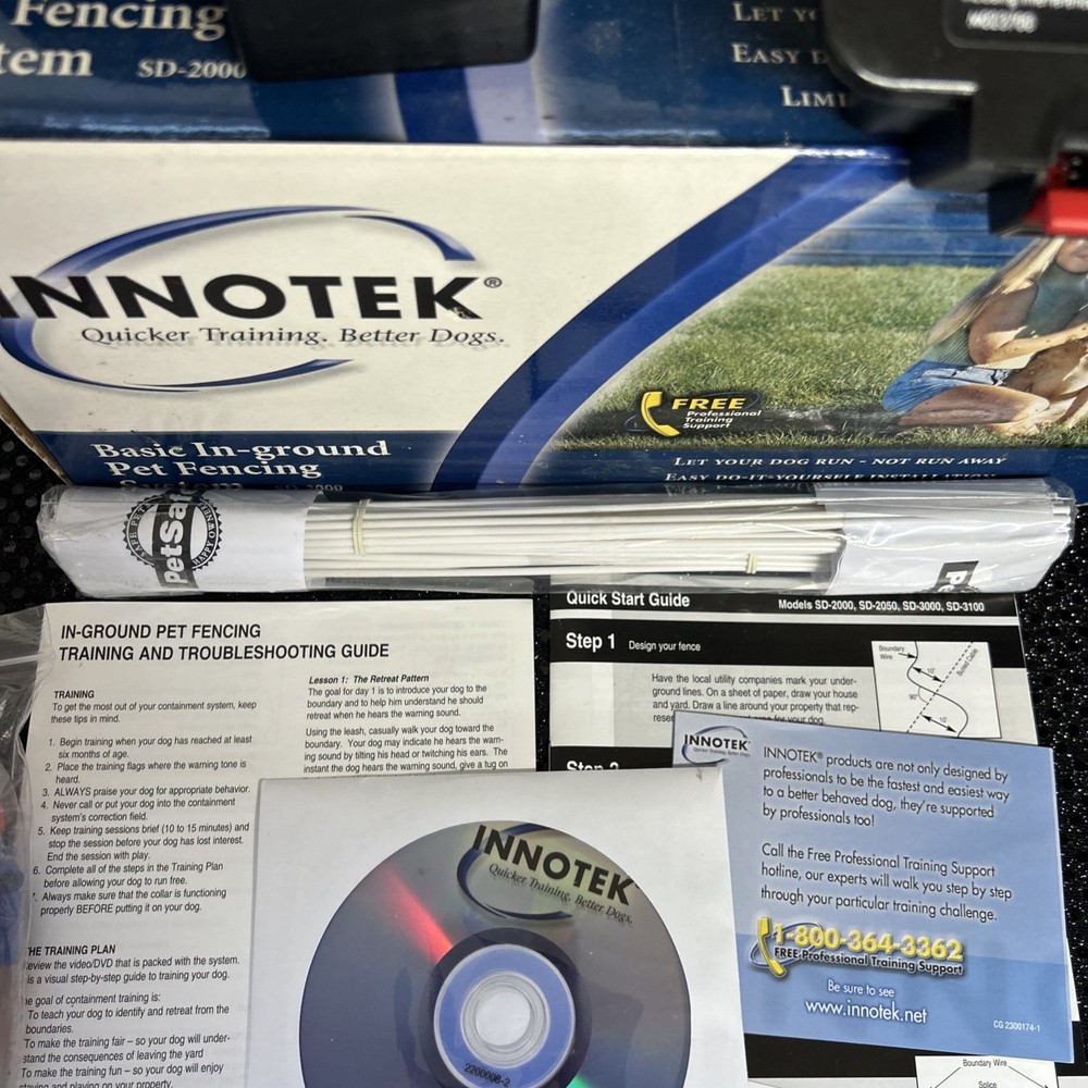 Innotek SD-2000 Basic In Ground Pet Fencing System Rare New In Open Box
