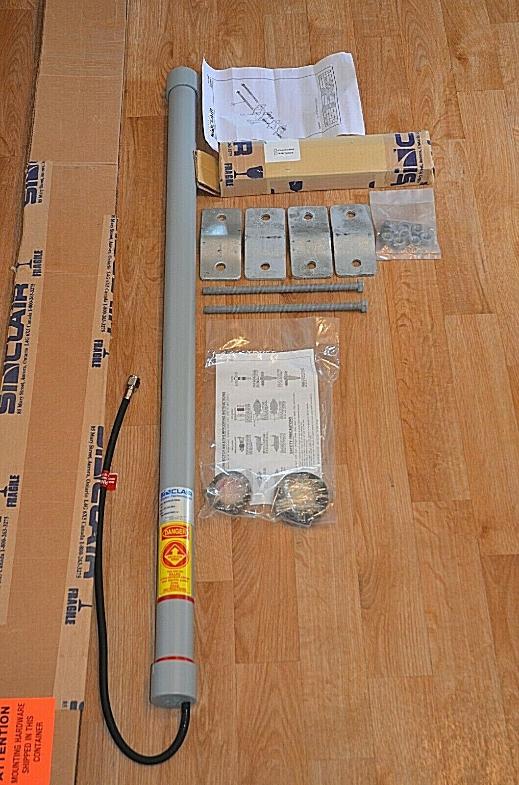 Sinclair Technologies 217-225 MHz Antenna Model SC225M-SF7SNM w/ Mounting Kit