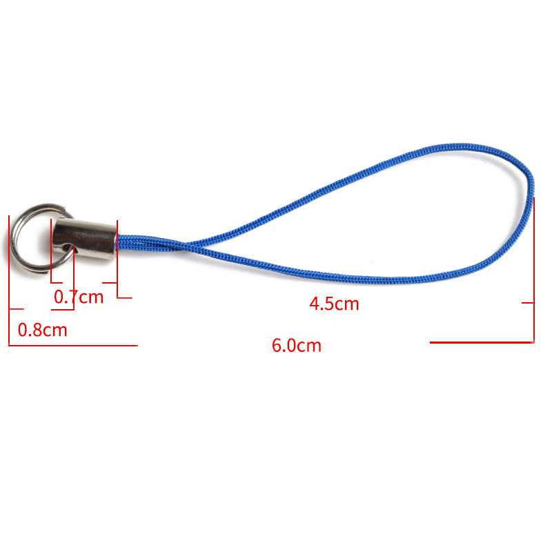 10X Cell Phone Lanyard Cords Strap Lariat DIY with Double Loop Split Ring