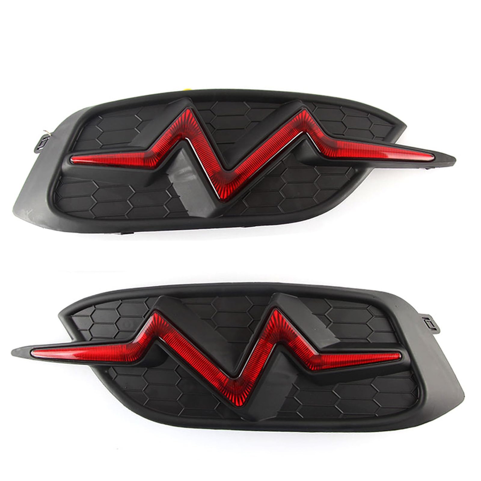 LED Rear Bumper Light 16-21 Honda Civic Sedan Red Lens