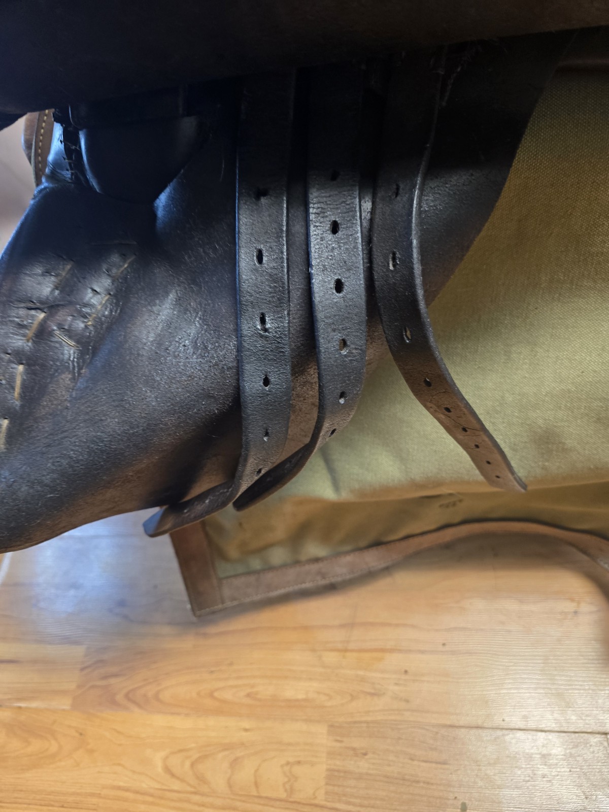 US Cavalry Training Saddle With Straps