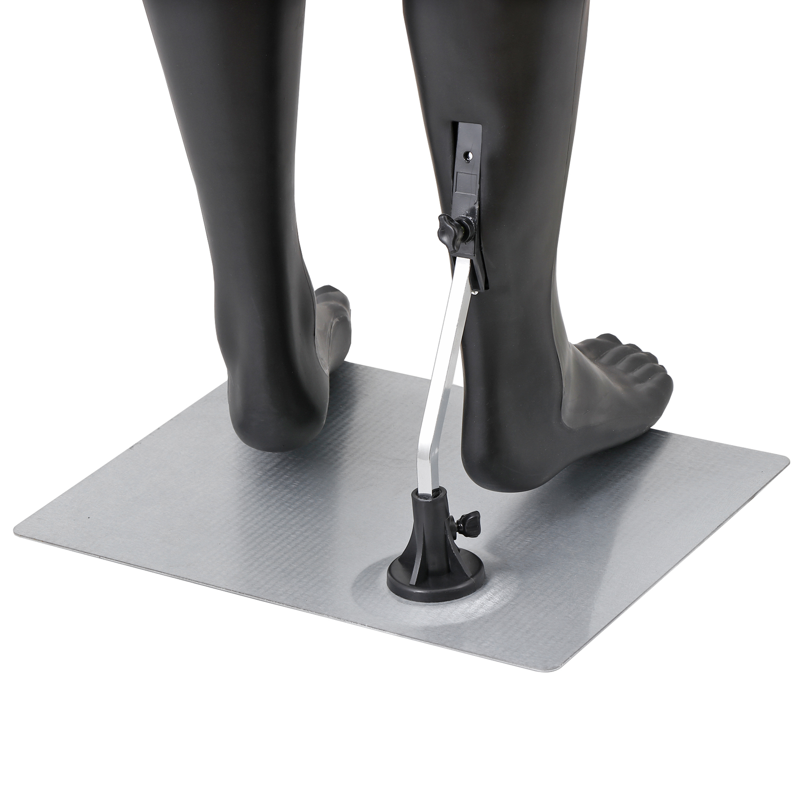 Male Mannequin Dress Form 73" Adjustable Mannequin Full Body Stand w/Base Black