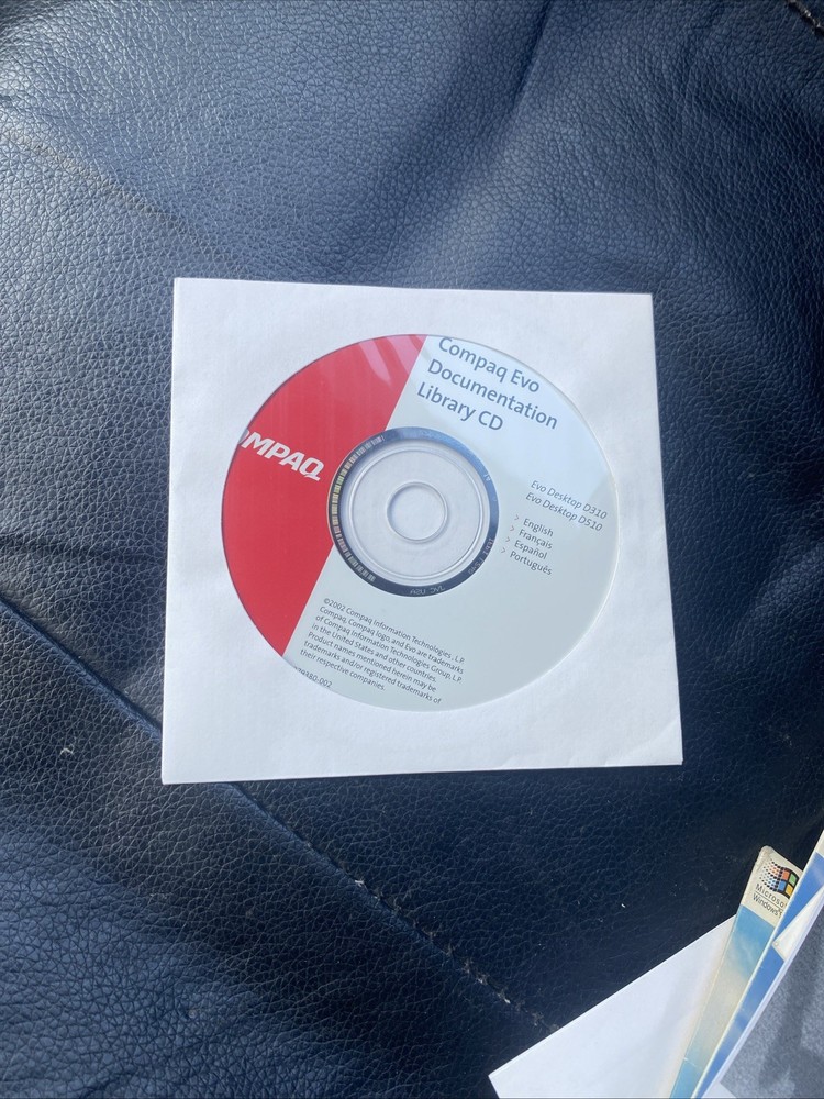 Compaq Evo D310 & D510 Documentation Library CD, 2002