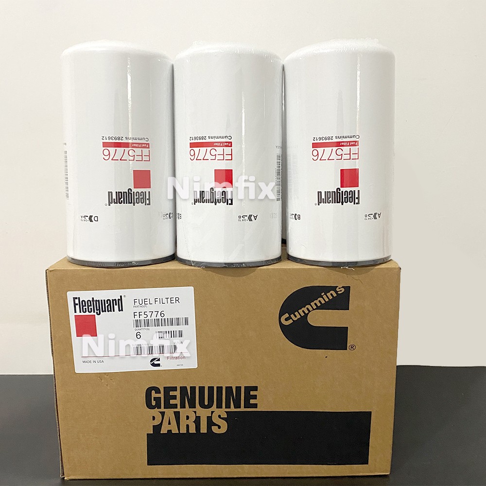 6PCS FF5776 Fleetguard Fuel Filter FF-5776 For ISX Cummins 2893612