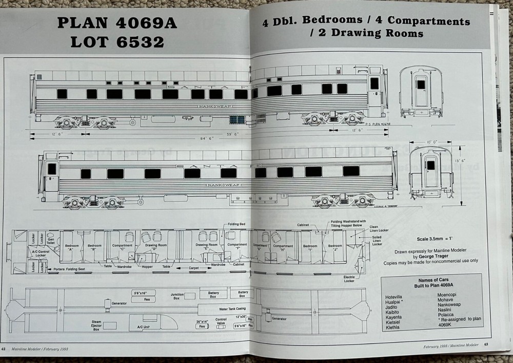 1993 Mainline Modeler Magazines
