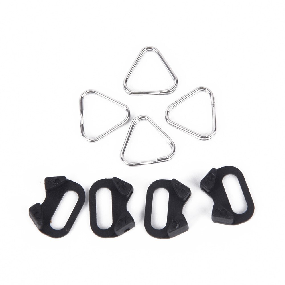 4pcs Triangular Split Rings For Camera Back Belt Strap Buckle Accessories New