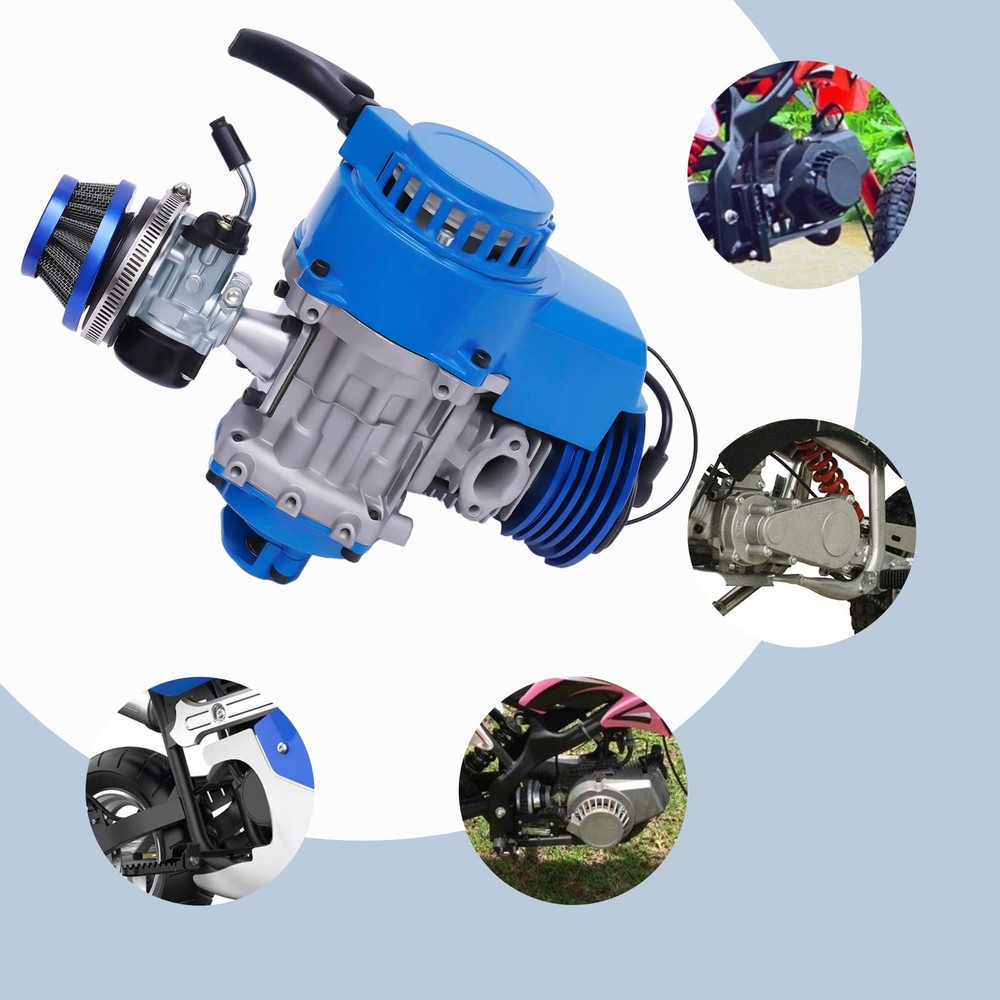 49cc 2-stroke Engine Motor for Pocket Bikes ATVs Scooters Pull Start Kit