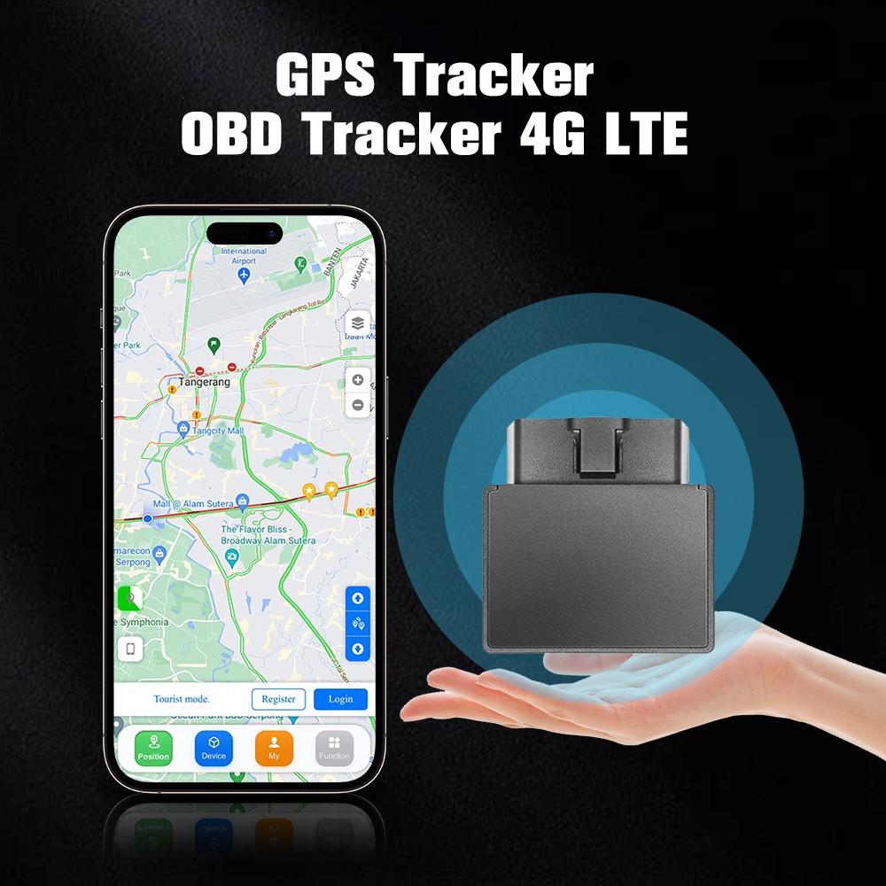 Labwork GPS Tracking Device GT08 - OBD Tracker 4G-LTE for Android and iPhone