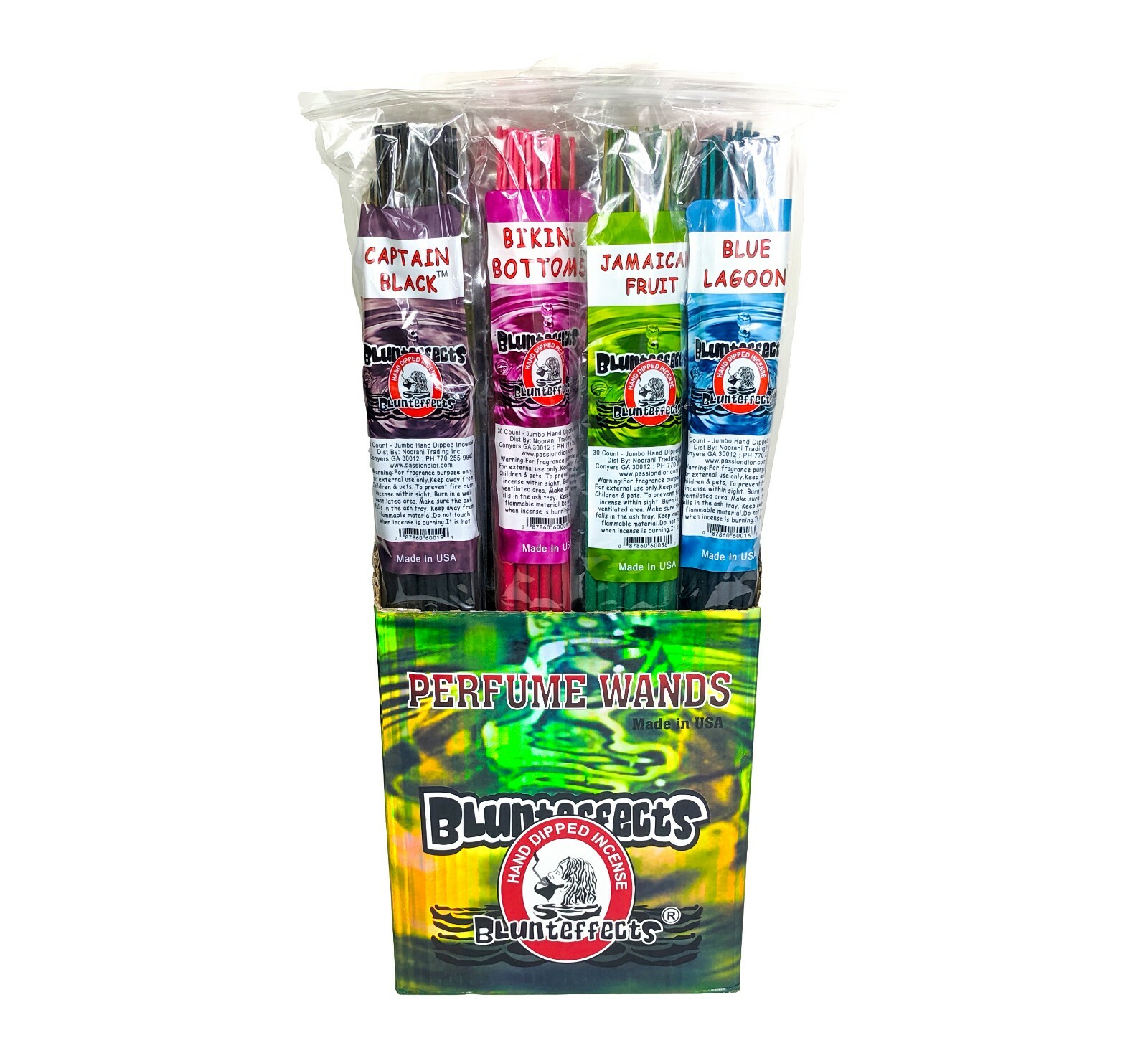 BluntEffects Long JUMBO Incense Sticks Air Freshener 19" 30ct Hand Dipped CHOOSE