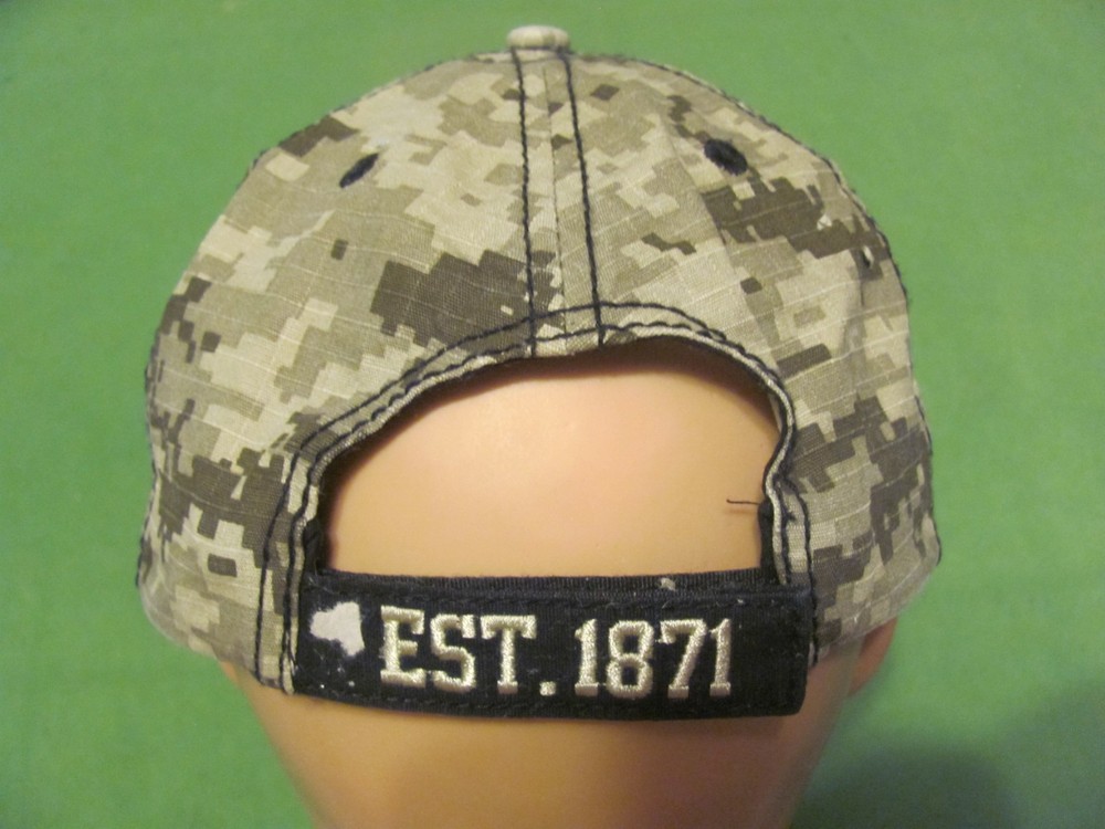 NRA - EST. 1871 - Adjustable Strap Back Camouflage Baseball Hat/Cap