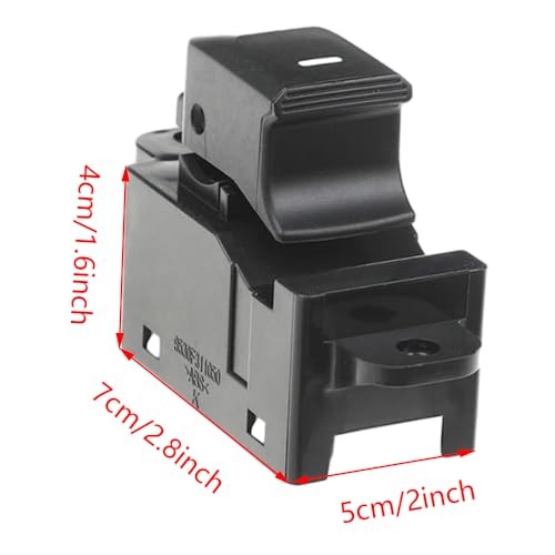 Power Window Switch, 7 Pins Front Right Car Window Switch Button Compatible
