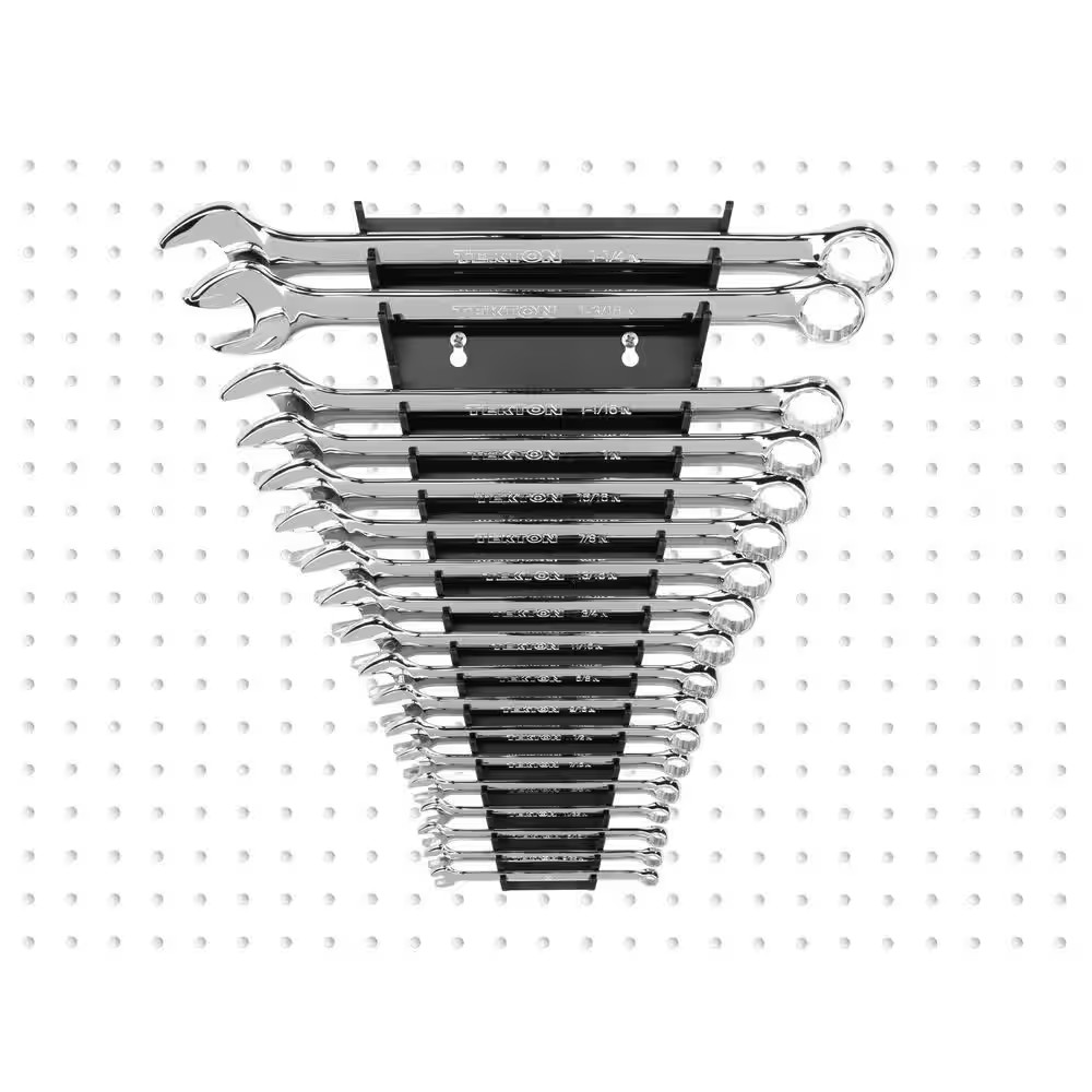 19-Tool Wrench Organizer Rack (Black)