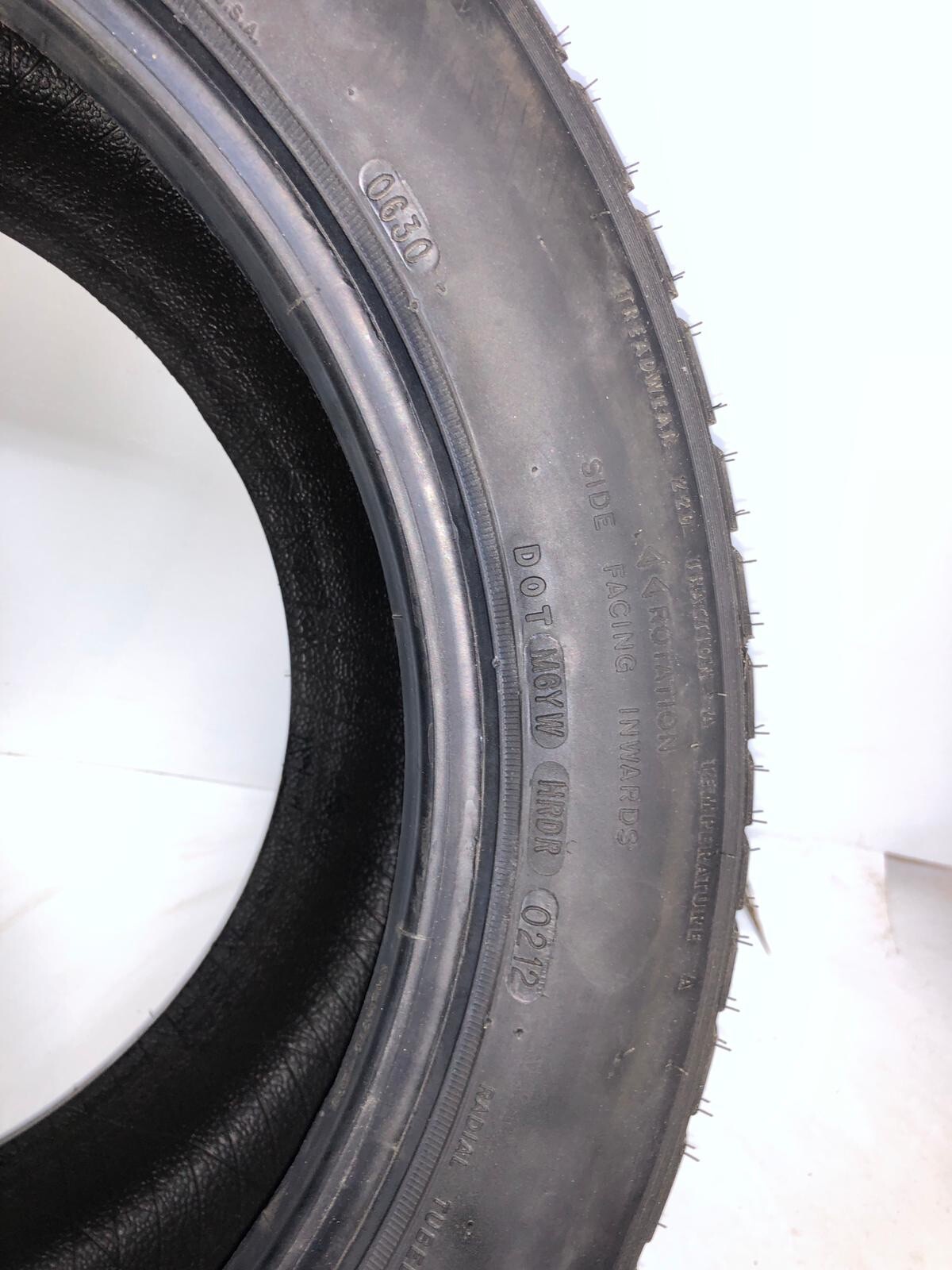 2 New 2854017 Goodyear Eagle Gs-C Emt Run Flat Dot 0212 285/40/17 Right Side