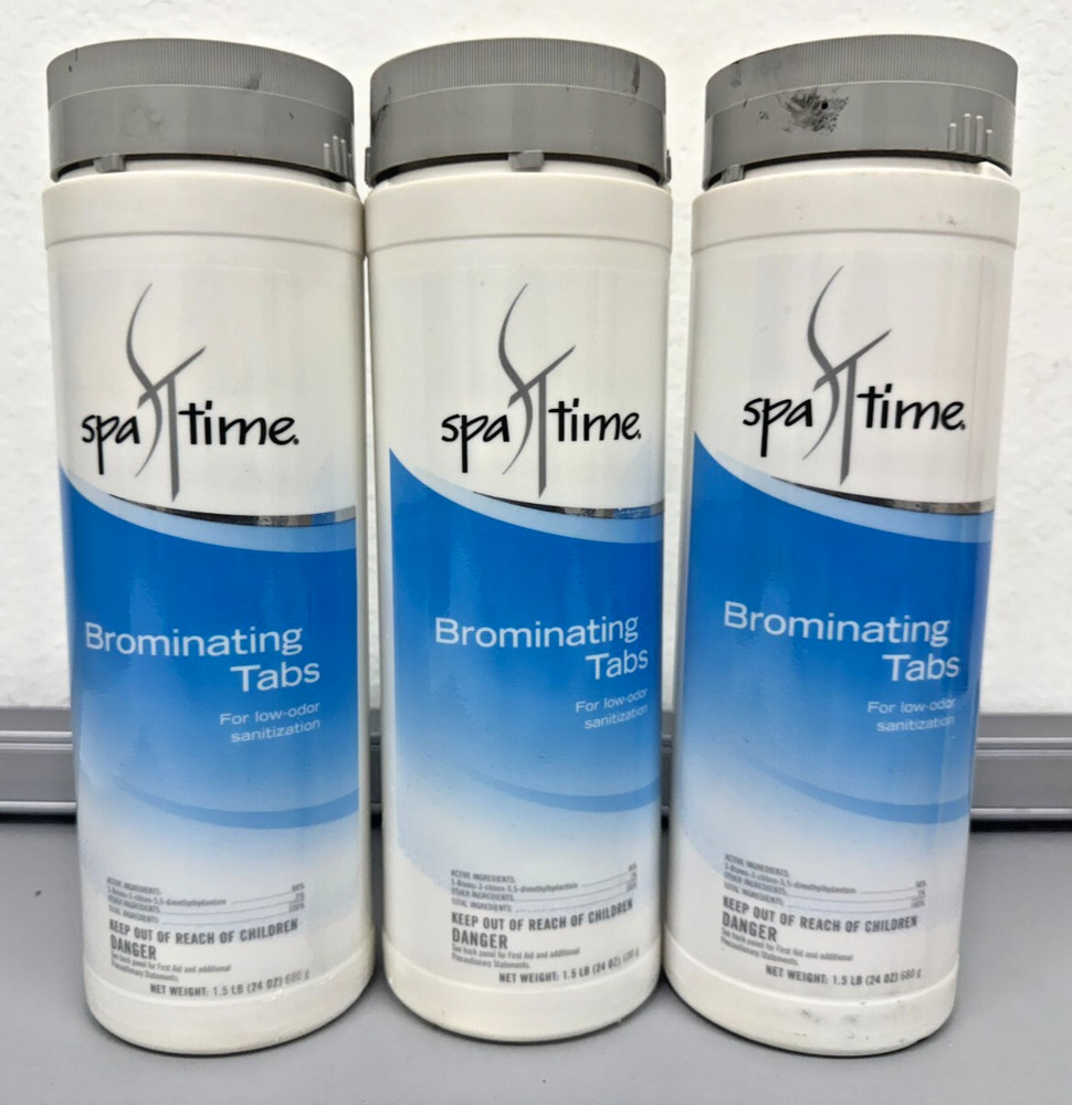 Spa Time Tabs Low Odor Sanitization - 1.5 lb each - 3 PACK
