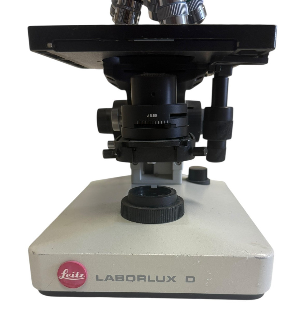 Leitz Laborlux D Microscope Trinocular Oil 50x DPlan Illuminator Germany