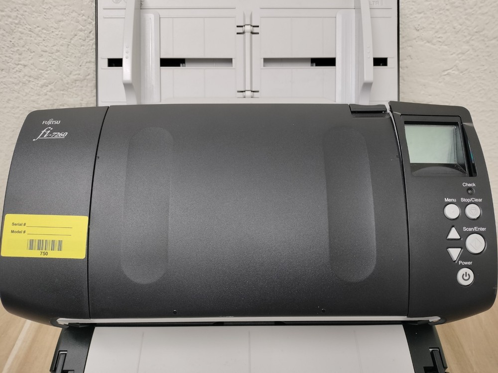 Fujitsu fi-7260 Color Duplex Document Flatbed Sheetfed Scanner