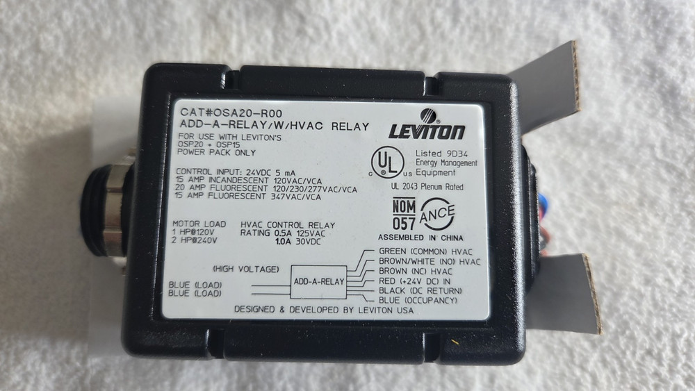 ( 1 ) Leviton OSA20-R00 Occupancy Sensor
