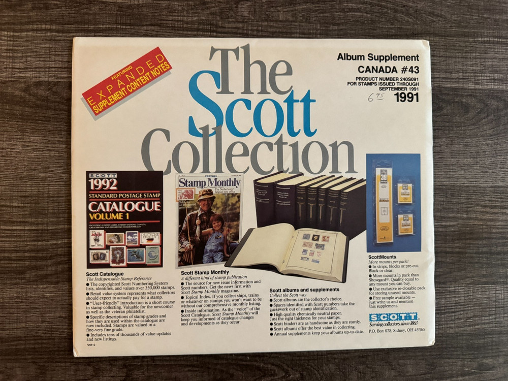SCOTT -  Canada - #43  - ALBUM SUPPLEMENT