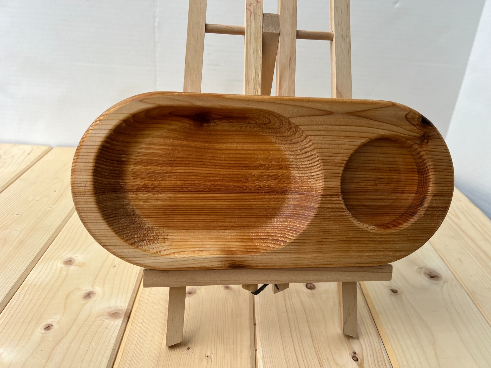 Sauna Snack Tray Wooden with Cup Holder/Beer or Kvas Holder/Handcrafted Sauna