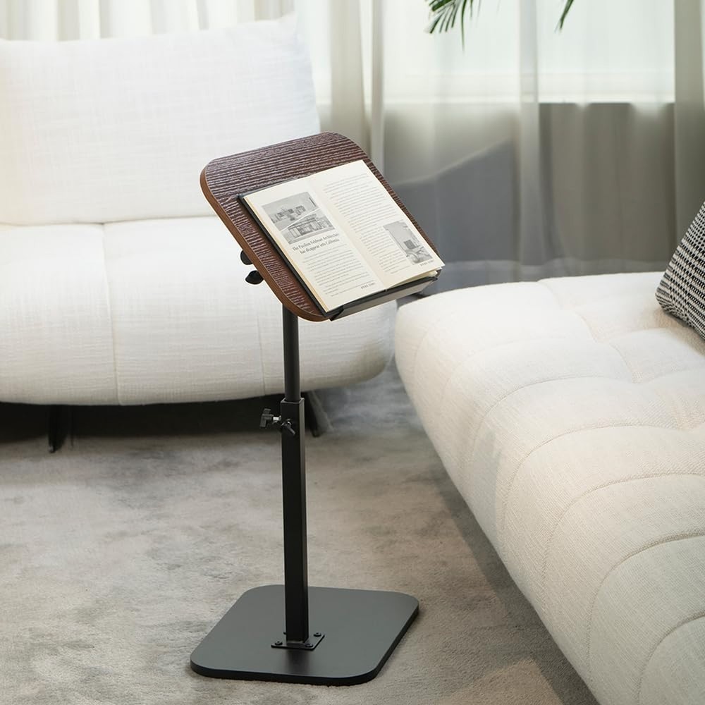 ACEQLYT® Small Adjustable Side Table, Adjustable Height & Flip-Over Panel D