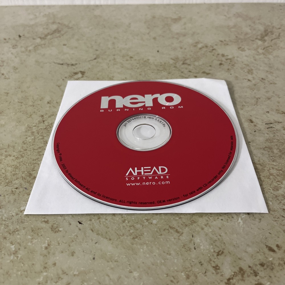 Nero Burning CD original