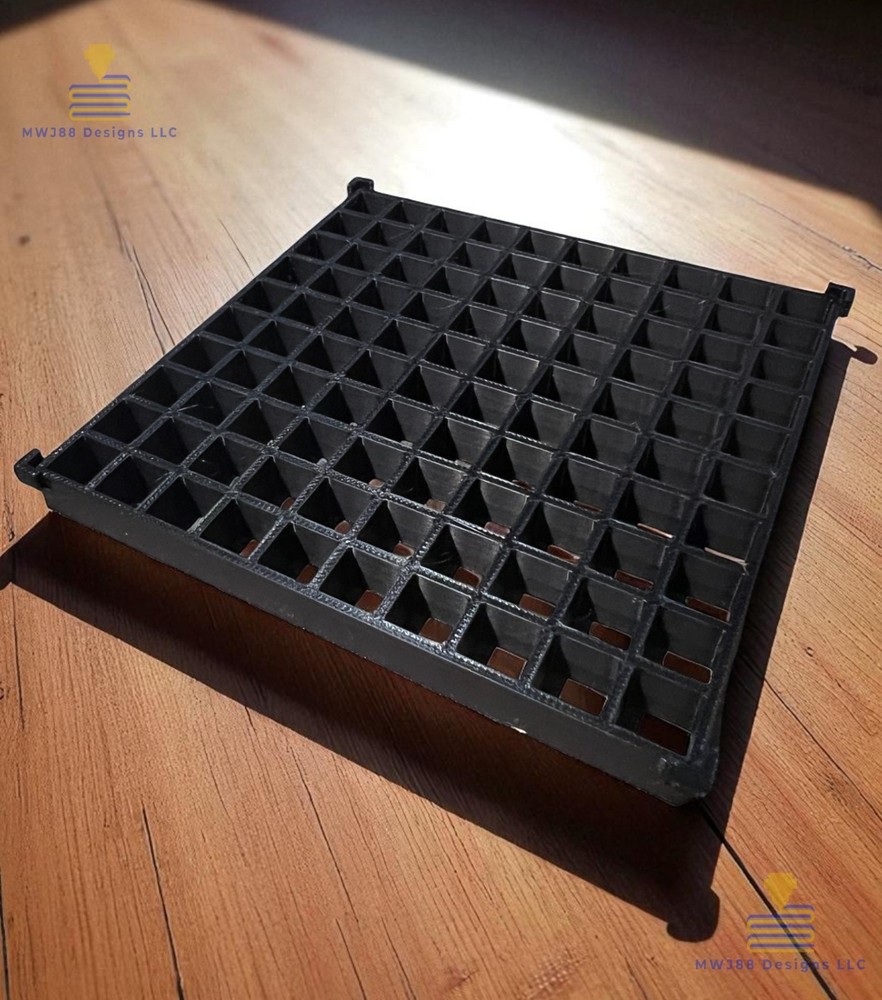 9mm Stackable Ammo Storage Box Tray - 100rd Round - Multiple Colors Available!