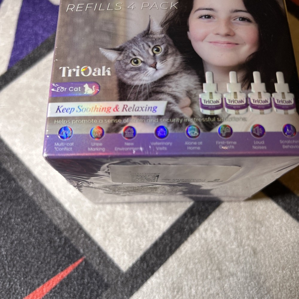 TopSum Cat Calming Diffuser Refills: Pheromone Refill for Cats, 4 Pack