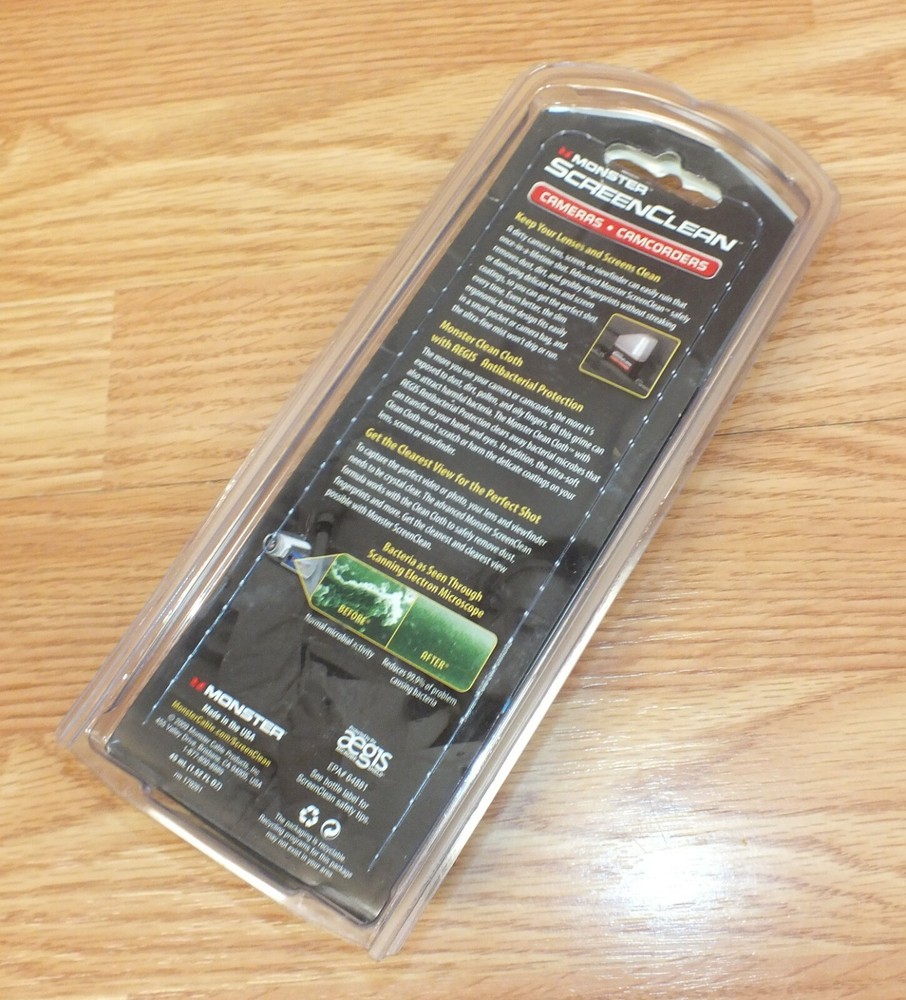 Genuine Monster Screen Clean For Cameras, Camcorders / Electronics **READ**