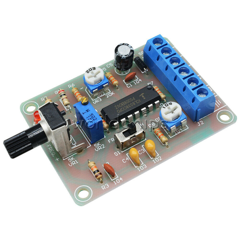 Welded ICL8038 Signal Generator Board Sine Square Triangle Monolithic Function