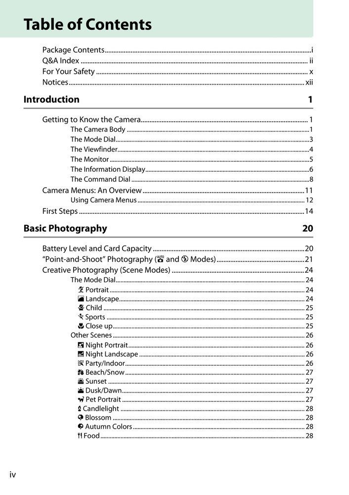 Nikon D5200 — Reference Manual User Guide — 1/2 Size, 5.5" x 8.5" Small Compact