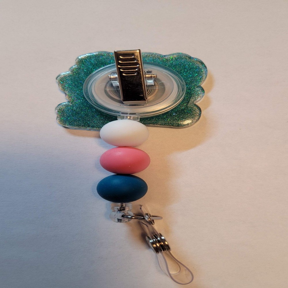 Badge Reel She Works Willingly