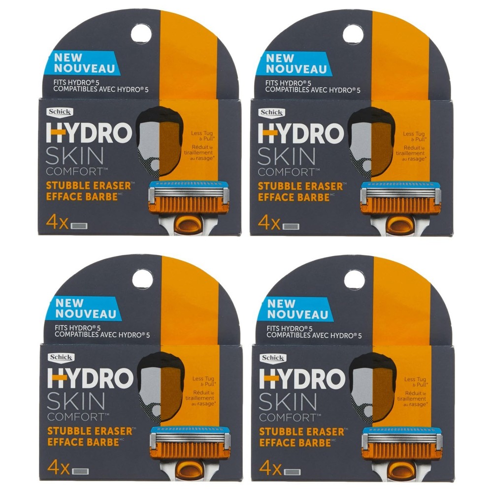Schick Hydro Stubble Eraser Refills — Stubble Razor Refills, 4 Count ( 4 Pack )