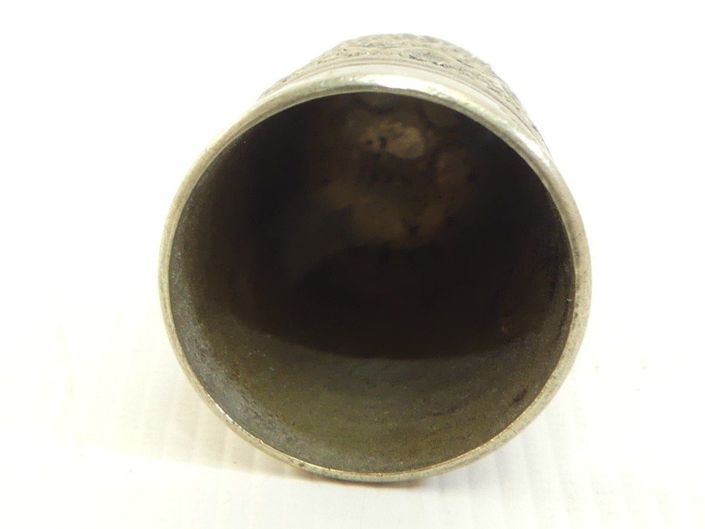 (ref288CX) Unusual sterling silver thimble