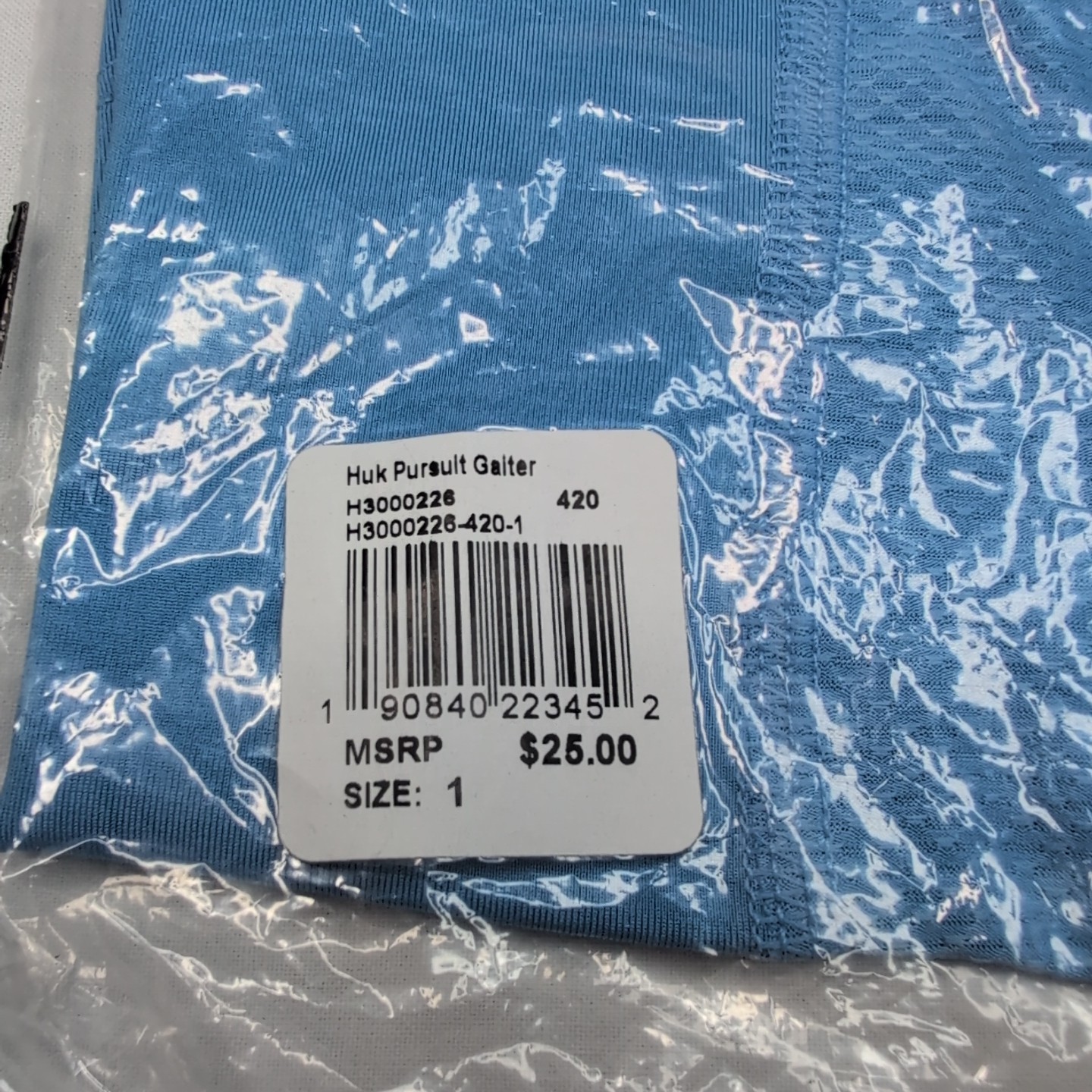 HUK Neck Gaiter UPF 30+ Sun Protection Mens Face Guard Color Carolina Blue 1-Sz