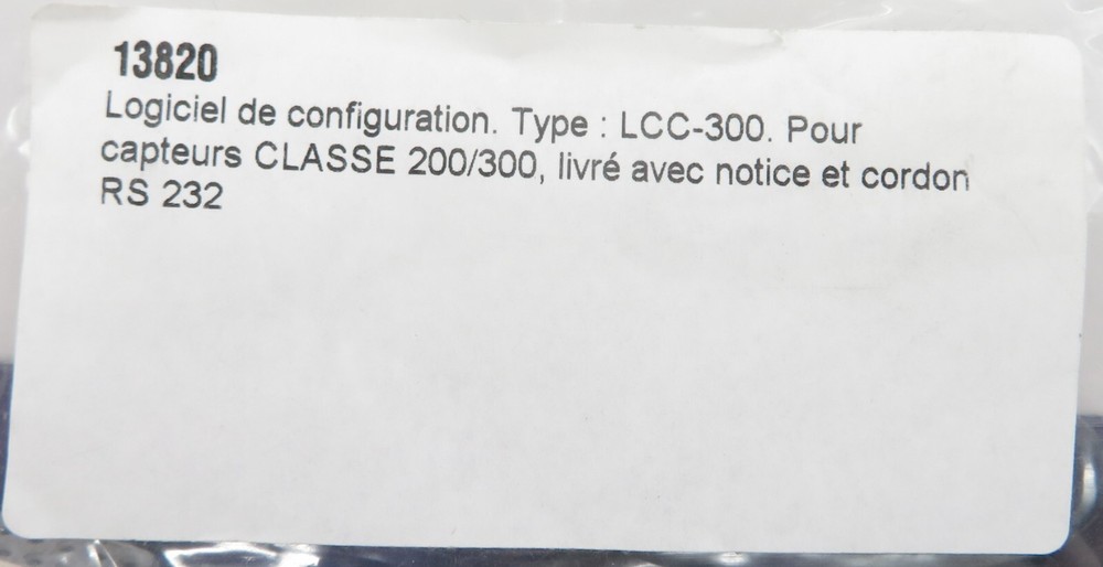 KIMO LCC-300 Parameter Software with Connecting Cable RS232 Class 200/300 V2.3.0